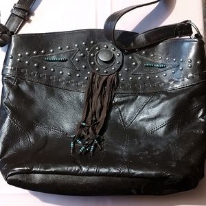 Mexican leather western boutique bag